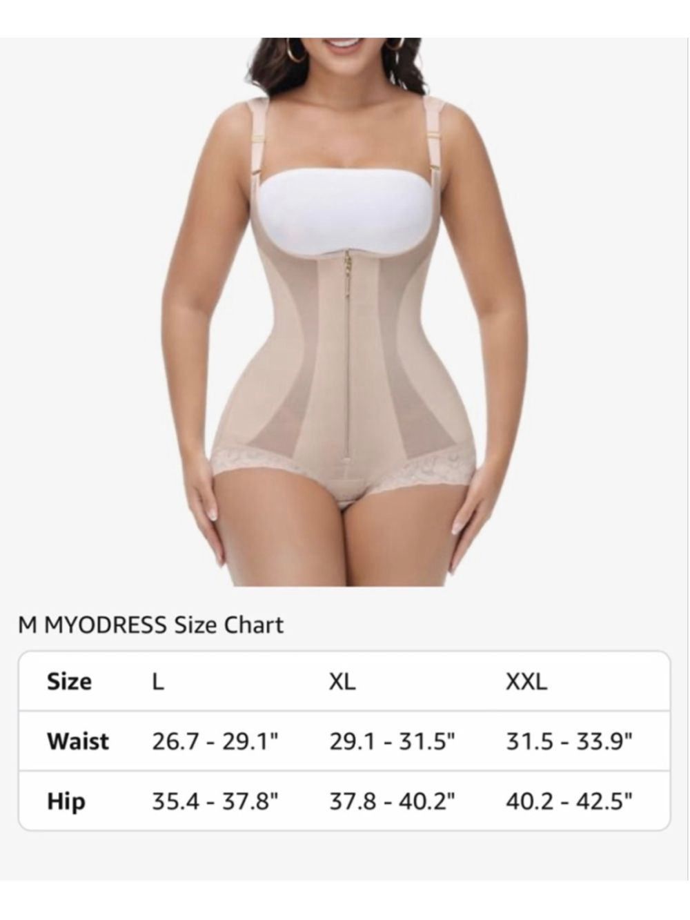 NEW Fajas Colombianas Moldeadoras Tummy Control Shapewear Body shaper XL - Picture 3 of 8